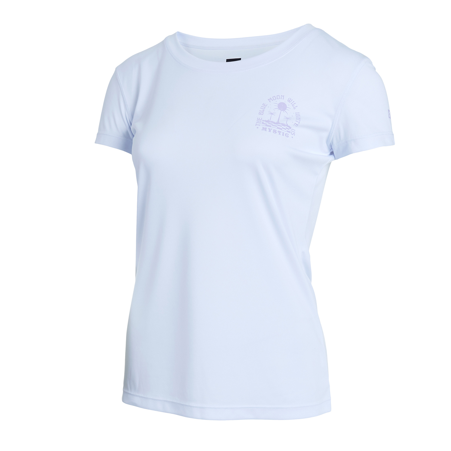 Mystic Womens Ignite Short-Sleeve Rashvest - Blanc 220288
