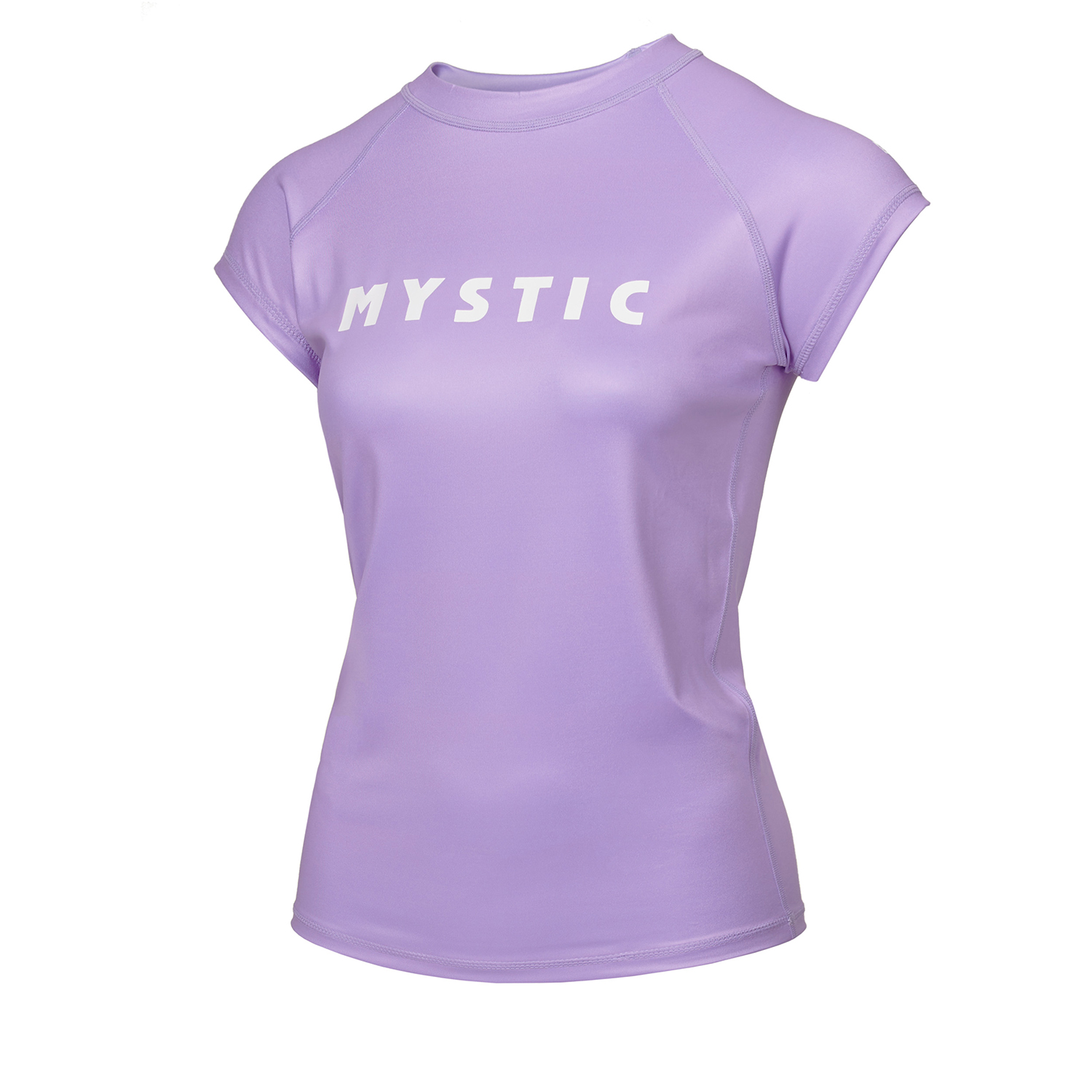 Mystic Womens Star Rashvest À Manches Courtes - Lilas Pastel 220296
