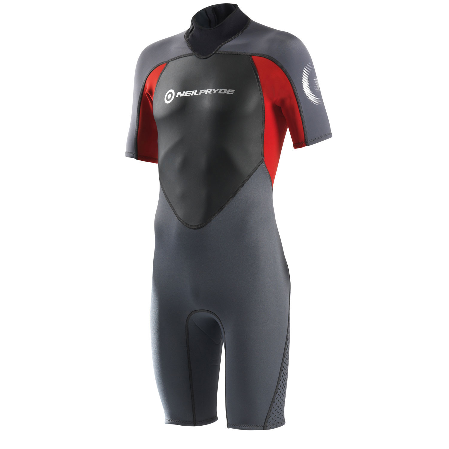 Neil Pryde Raceline Shortie Combinaison Homme - Anthracite / Rouge