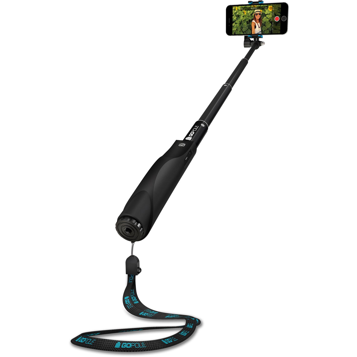 Gopole Reach Snap 5-26 Pouces Poste D'extension Pour Périphériques Mobiles - Noir