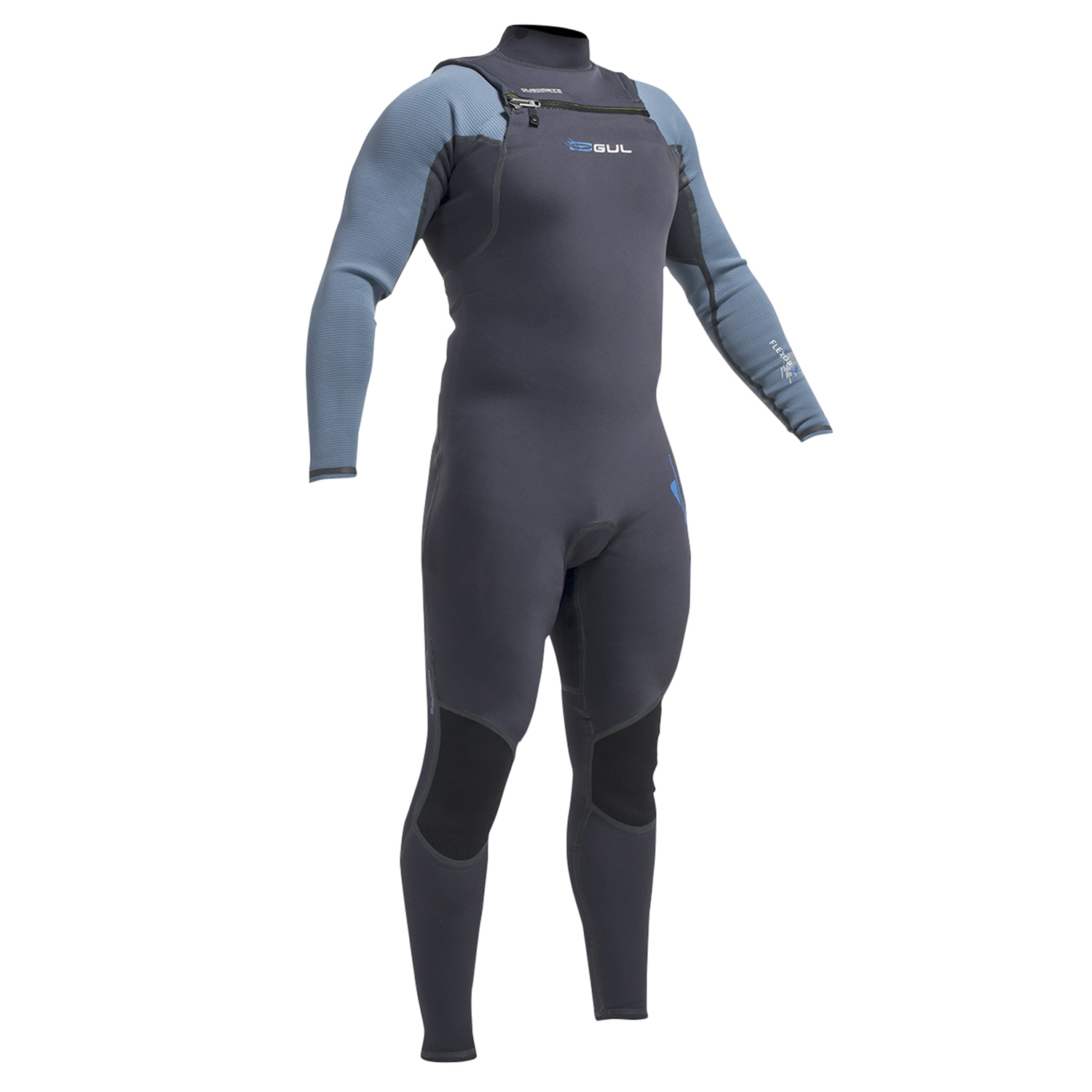 Gul Flexor 3 / 2Mm Chestzip B / S Combinaison - Jet / Étain