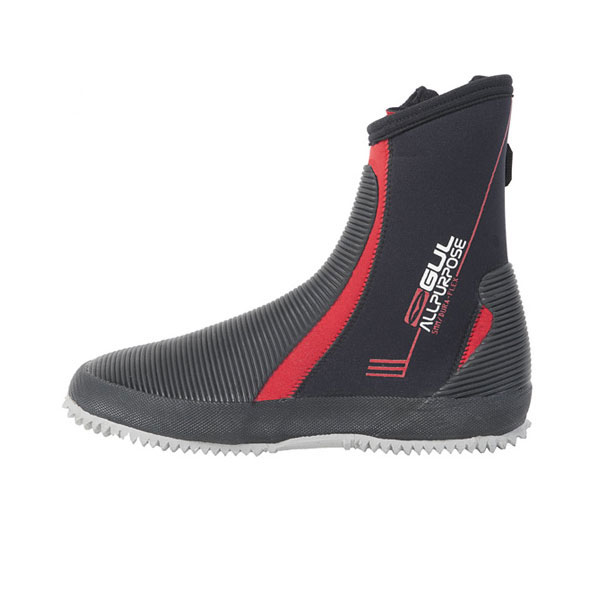 Gul Junior All Bottes But 5Mm Néoprène Bottes - Noir / Rouge