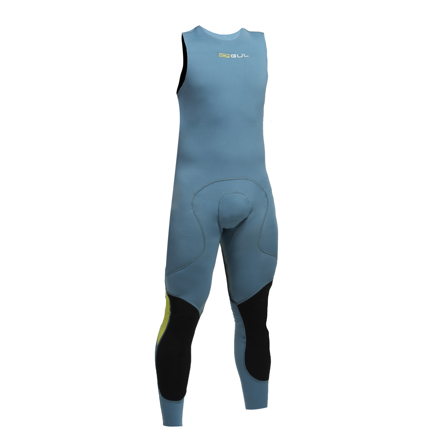 Gul Code Zéro 1Mm Flatlock Long John Wetsuit - Étain / Bleu