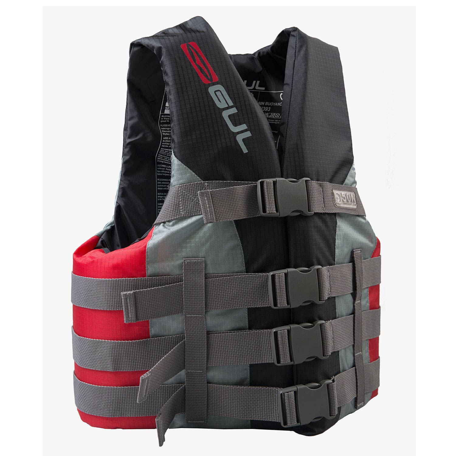 Gul Junior Impact Vest - Noir / Rouge