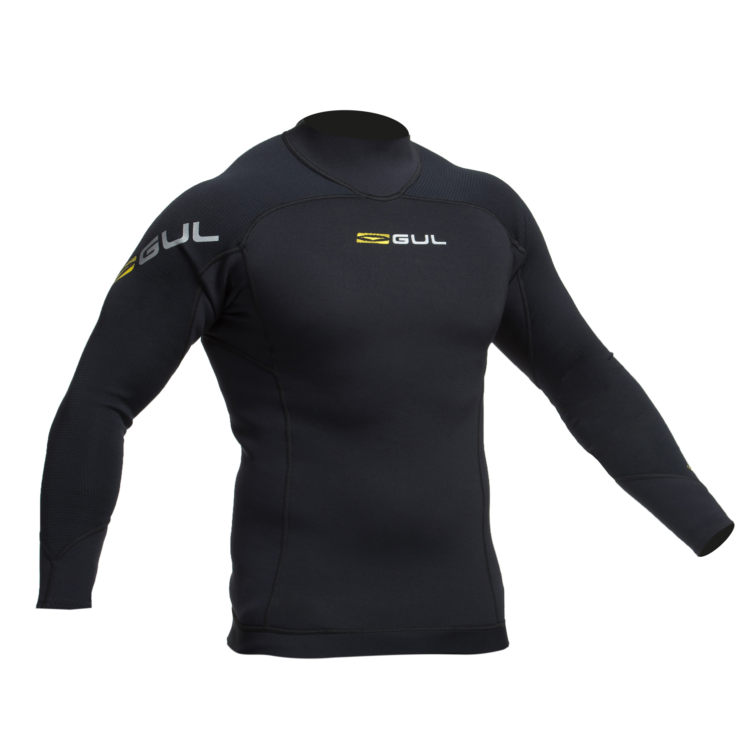 3Mm Gul Junior Code Zéro Thermo Wetsuit Top - Noir