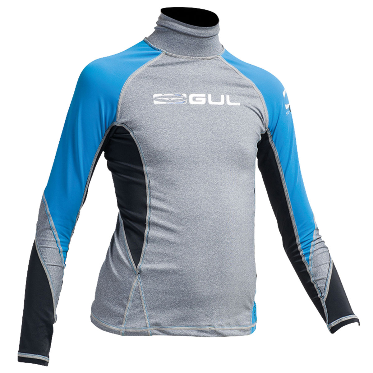 Gul Junior Flatlock Manches Longues Rashguard - Marl / Crip