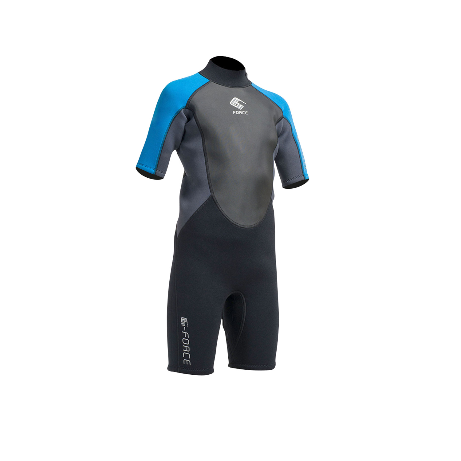 Gul Junior G-Force 3Mm Flatlock T2 Shorty Wetsuit - Noir / Zafer