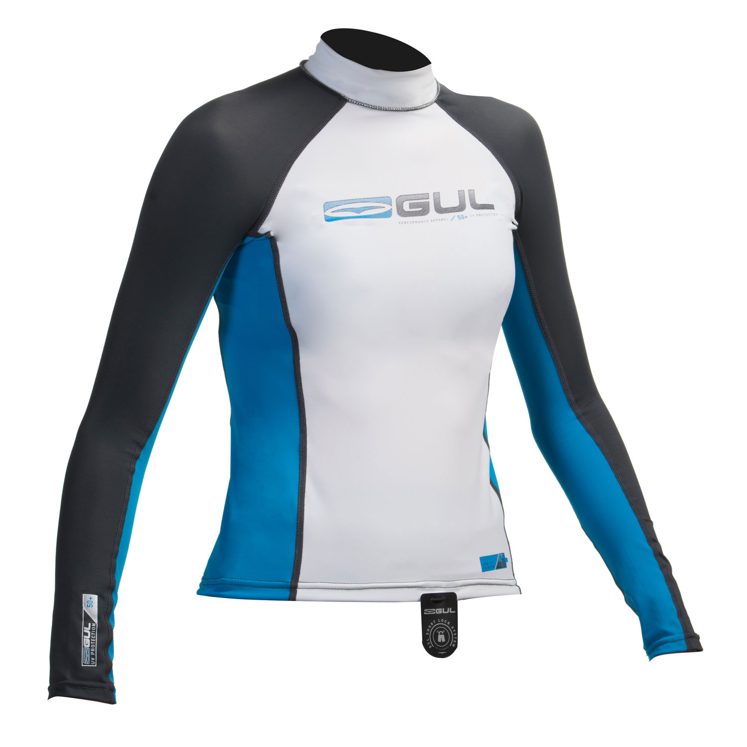 Gul Junior À Manches Longues Rashguard 2,015 - Blanc / Crip