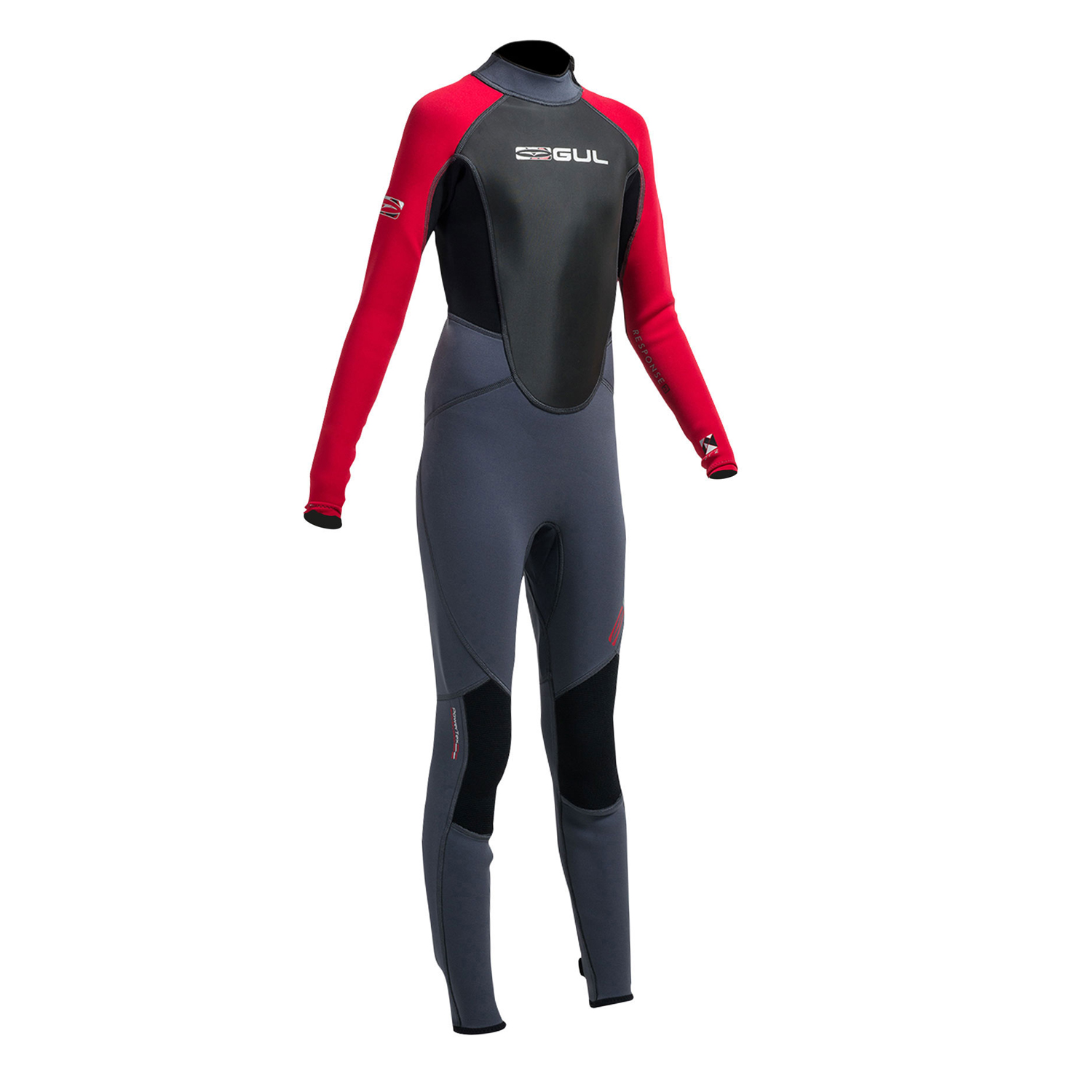 Réponse Junior Gul 3 / 2Mm Flatlock T2 Steamer Wetsuit - Graphique / Rouge