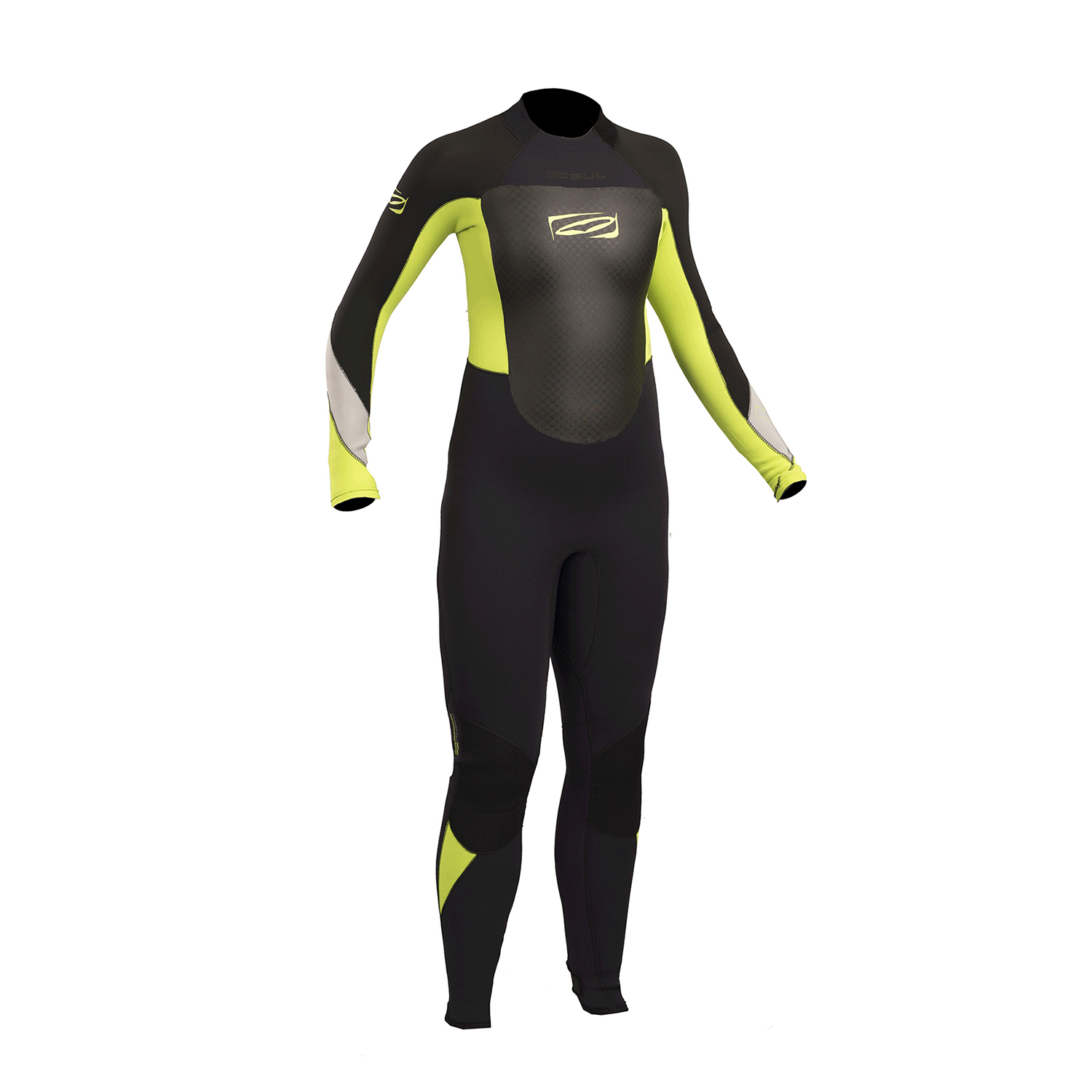 Gul Junior Réponse 4 / 3Mm Bs Wetsuit - Noir / Lime
