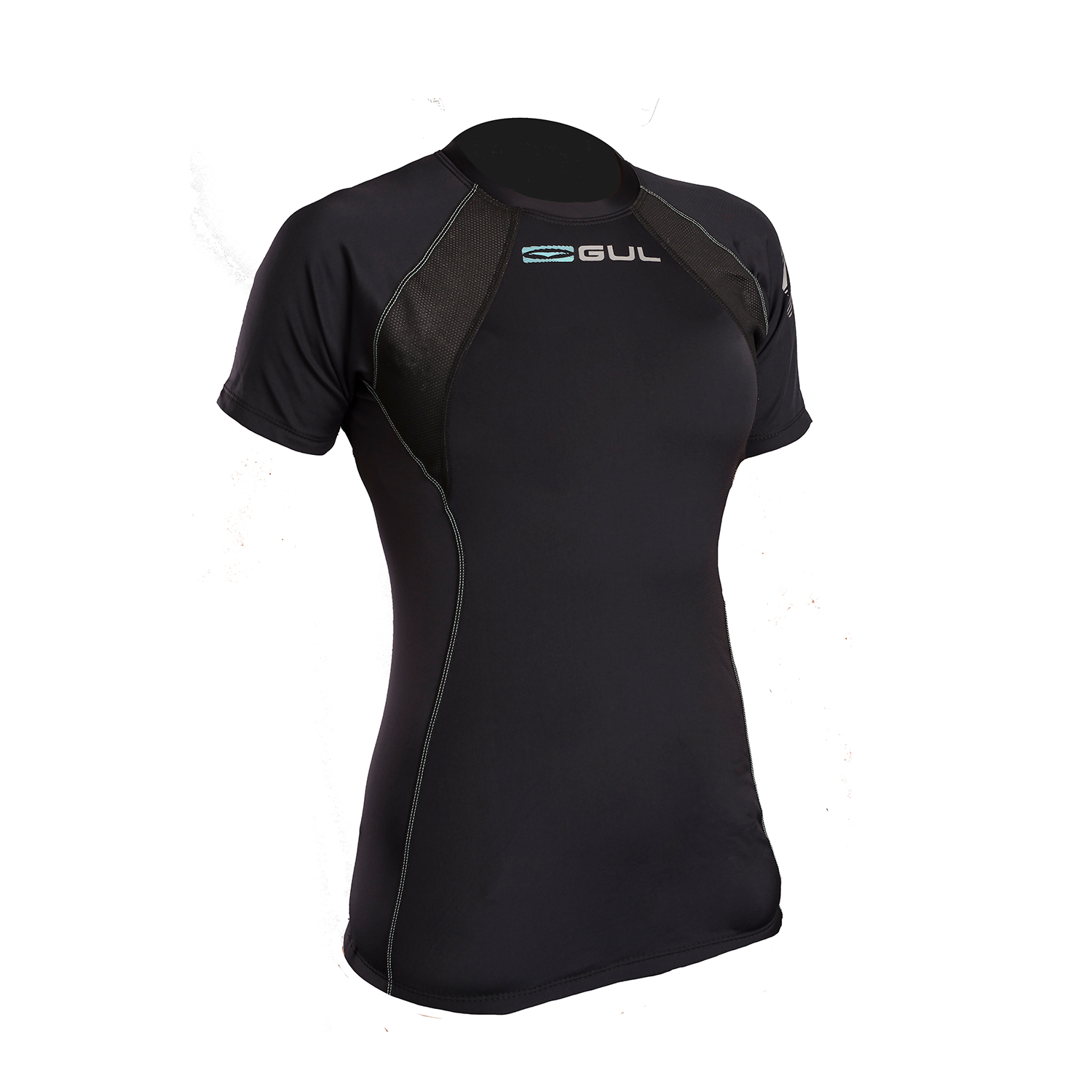 Gul Ladies Evolite Fl Thermal Manches Courtes Top - Noir