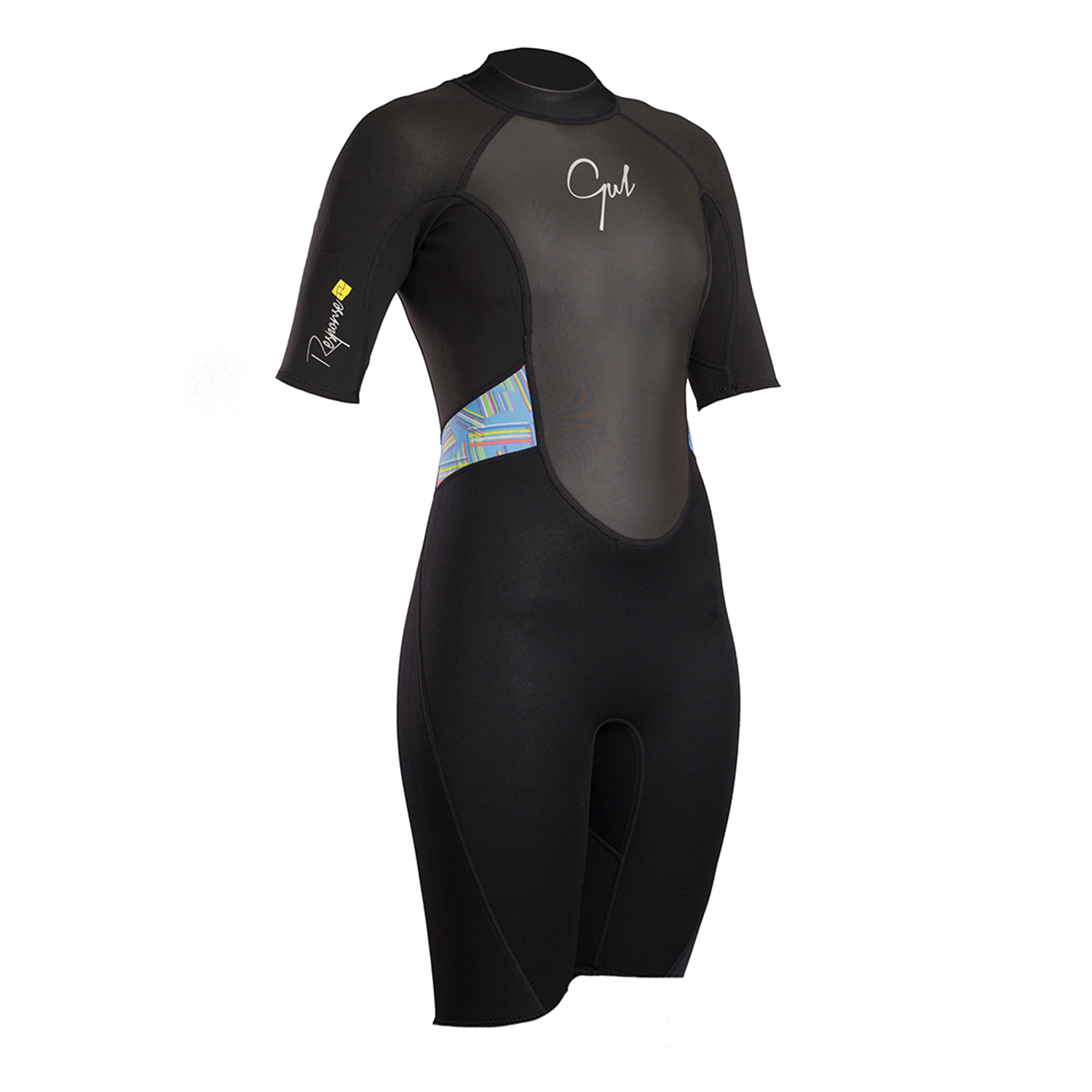 Gul Ladies Réponse 3 / 2Mm Fl Shorty Wetsuit - Noir / Lignes
