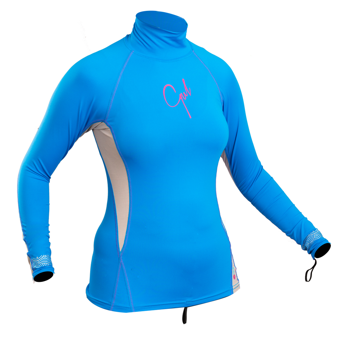 Gul Dames Swami Manches Longues Rashvest - Bleu / Argent