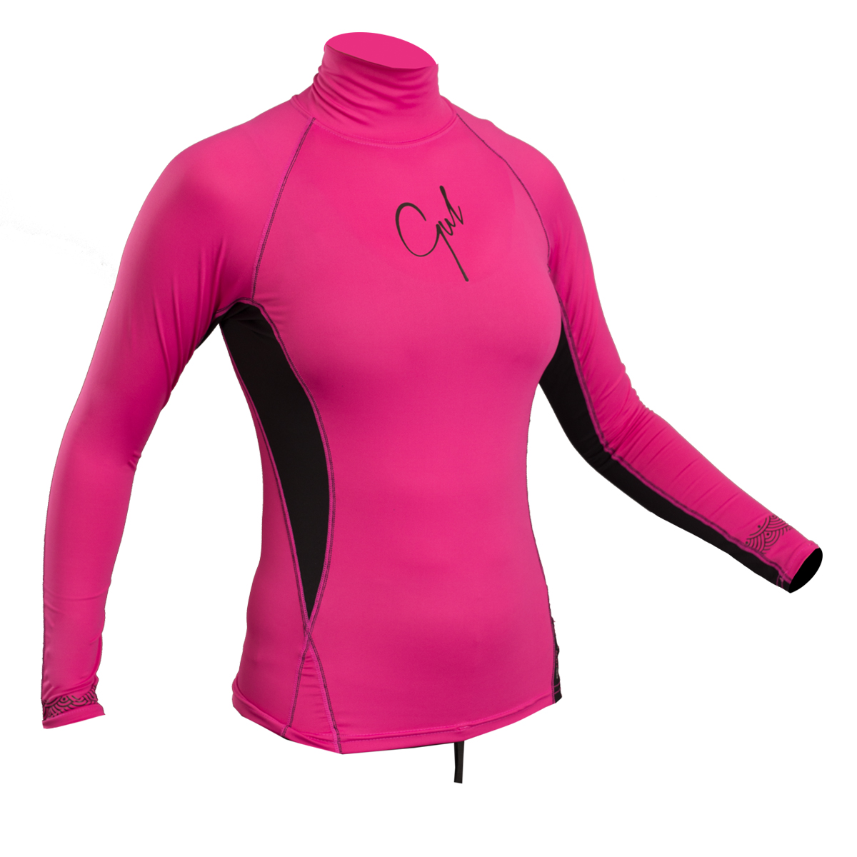 Gul Ladies Swami Manches Longues Rashvest - Rose / Noir