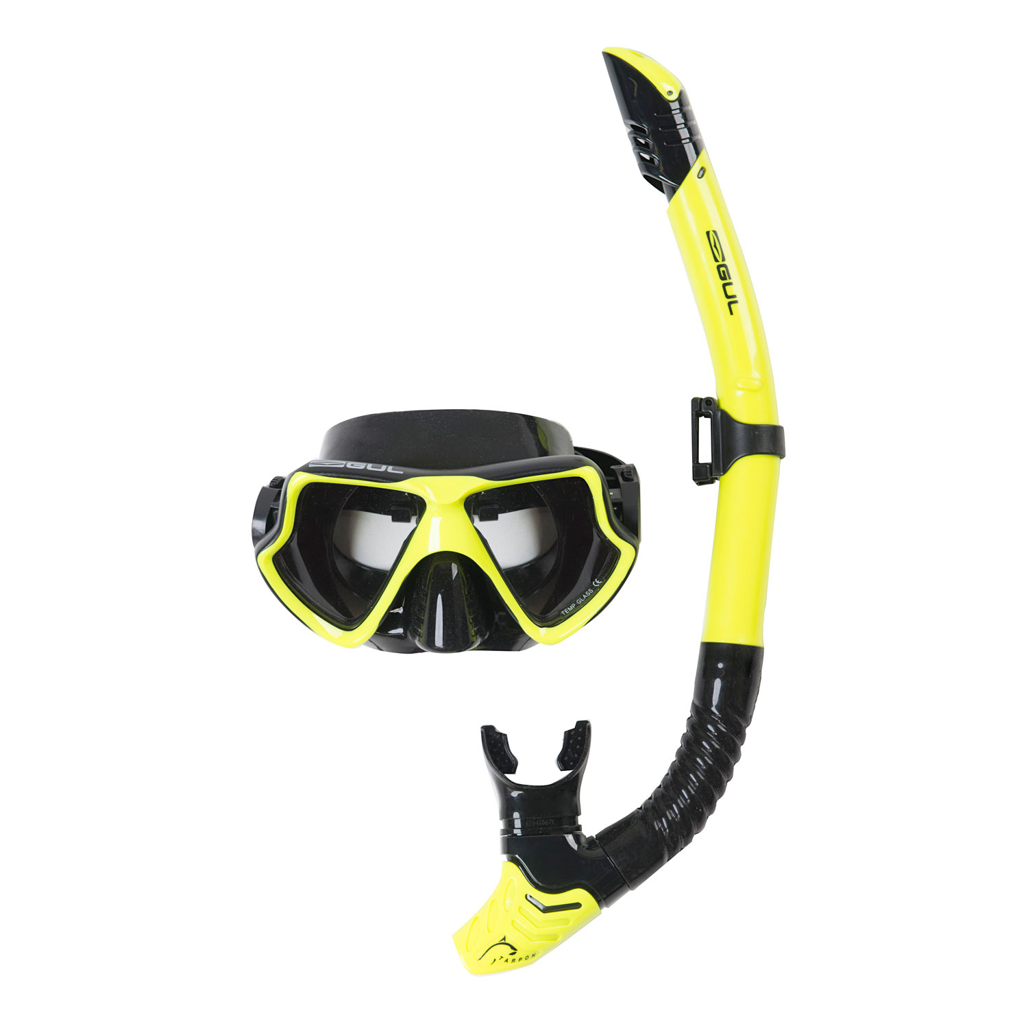 Masque Gul Et Snorkel Set - Jaune / Noir