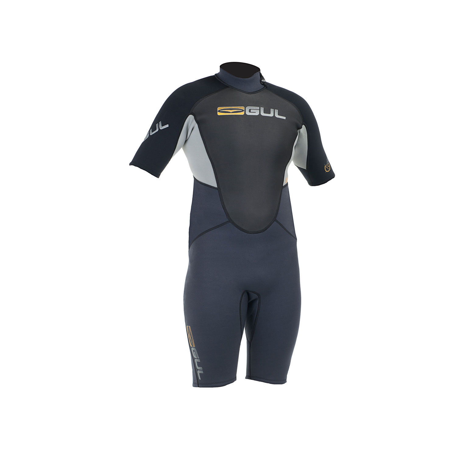 Gul Response 3 / 2Mm Flatlock Shorty Wetsuit - Graphite / Argent