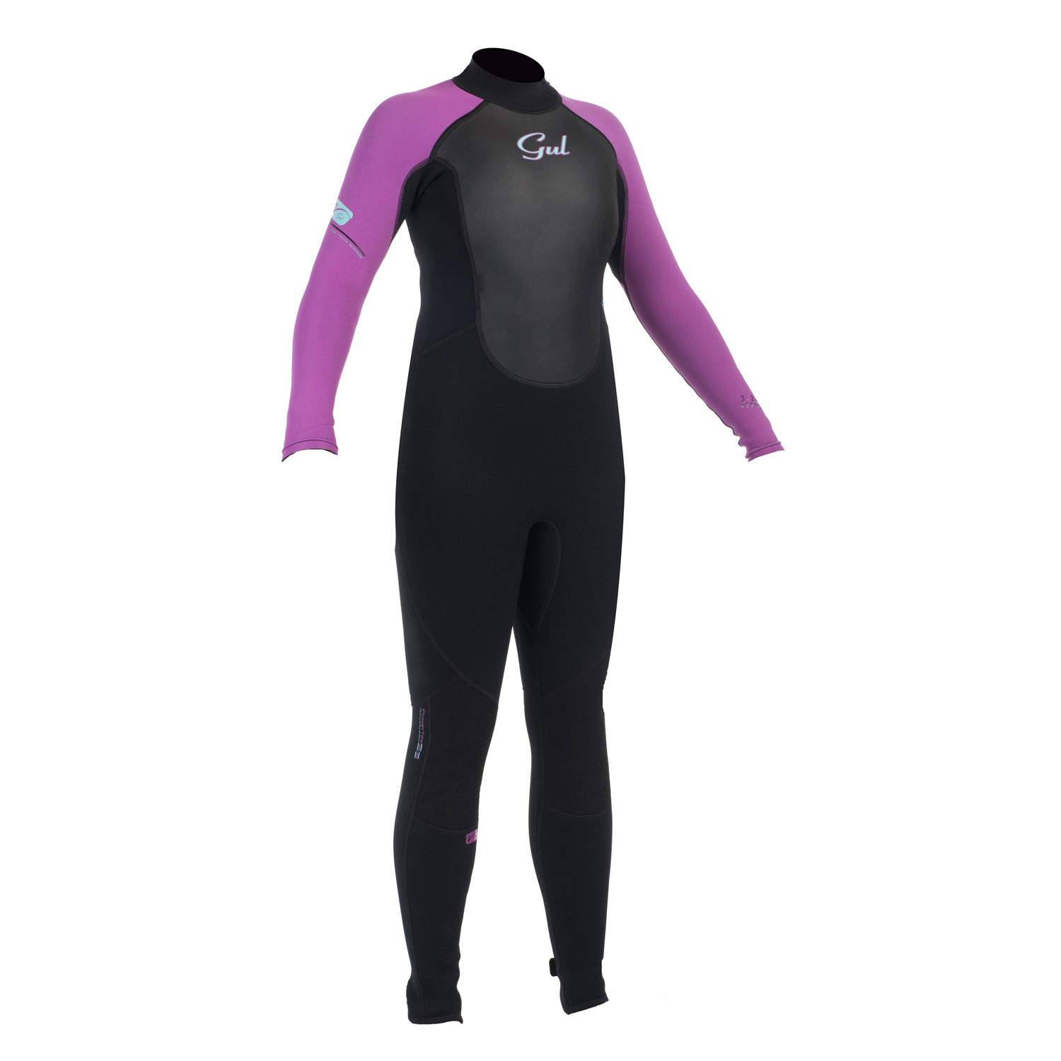 Gul Juniors Filles Réponse 3 / 2Mm Steamer Combinaison - Noir / Iris