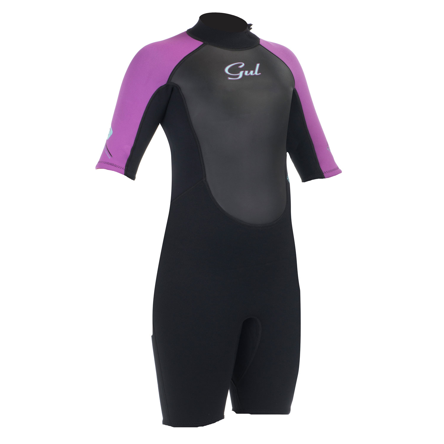 Gul Junior Féminin Réponse 3 / 2Mm Été Shorty Wetsuit 2023- Noir / Iris