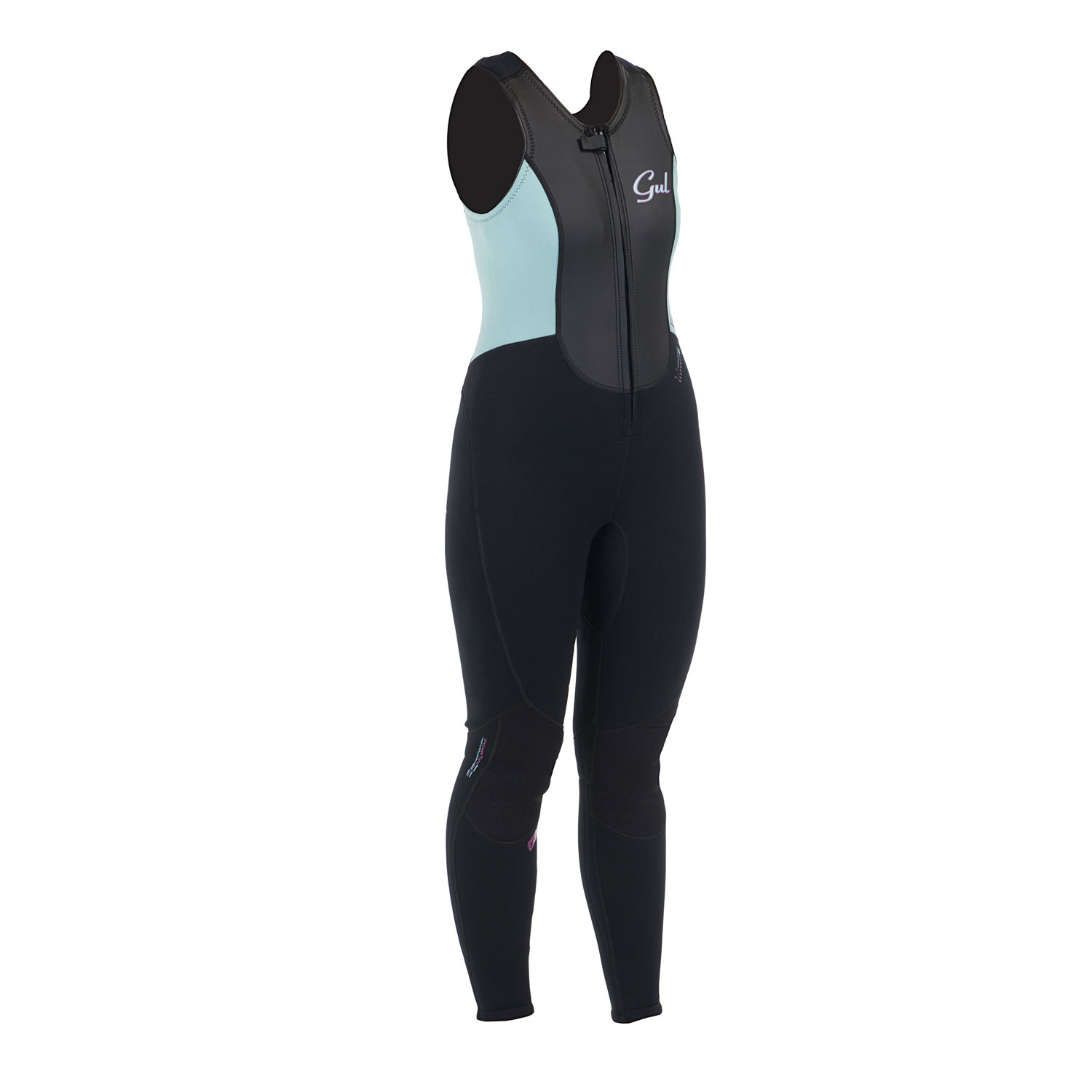 Gul Femmes Réponse 3Mm Flatlock Long Jane Combinaison - Noir / Glacier