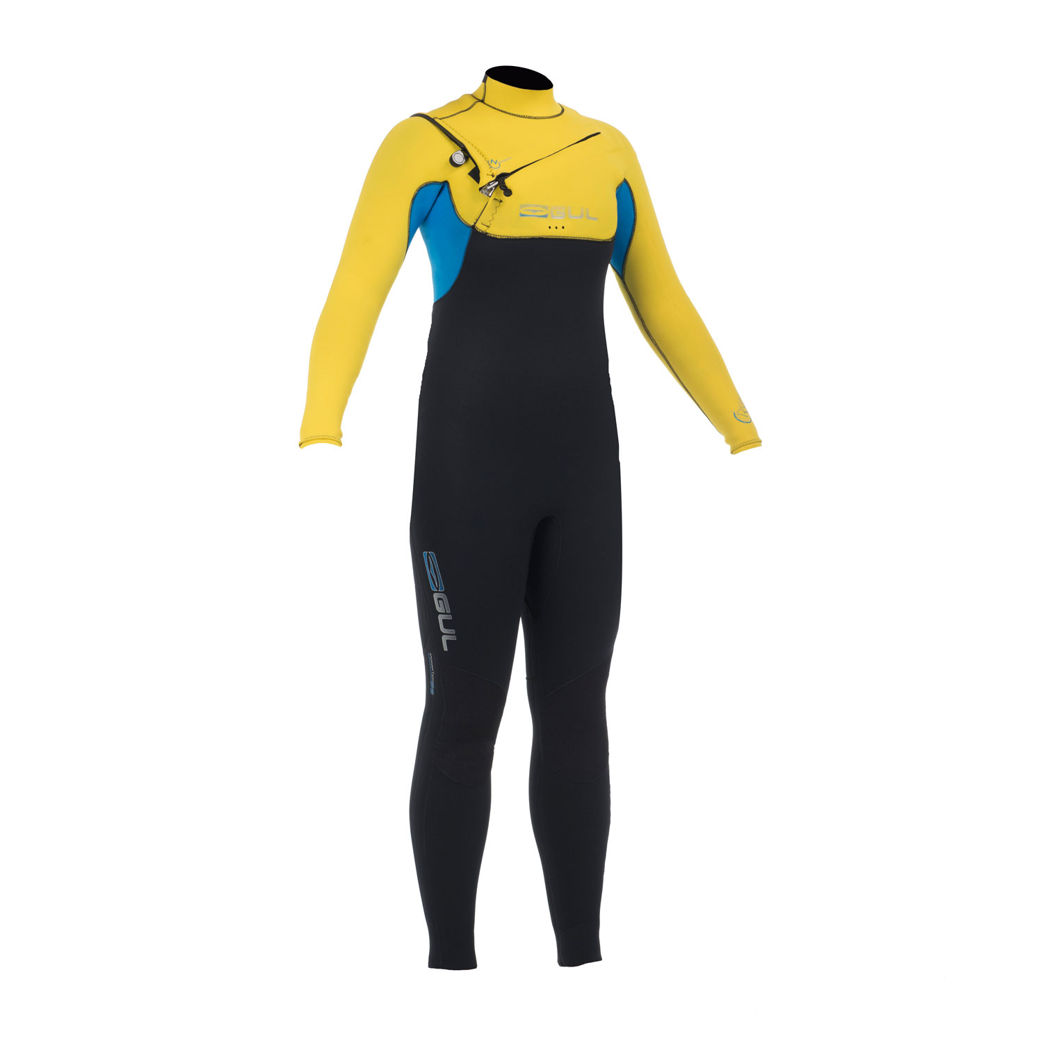Gul Junior Réponse Cz 3 / 2Mm Ourlets Combinaison 2015 - Noir / Jaune