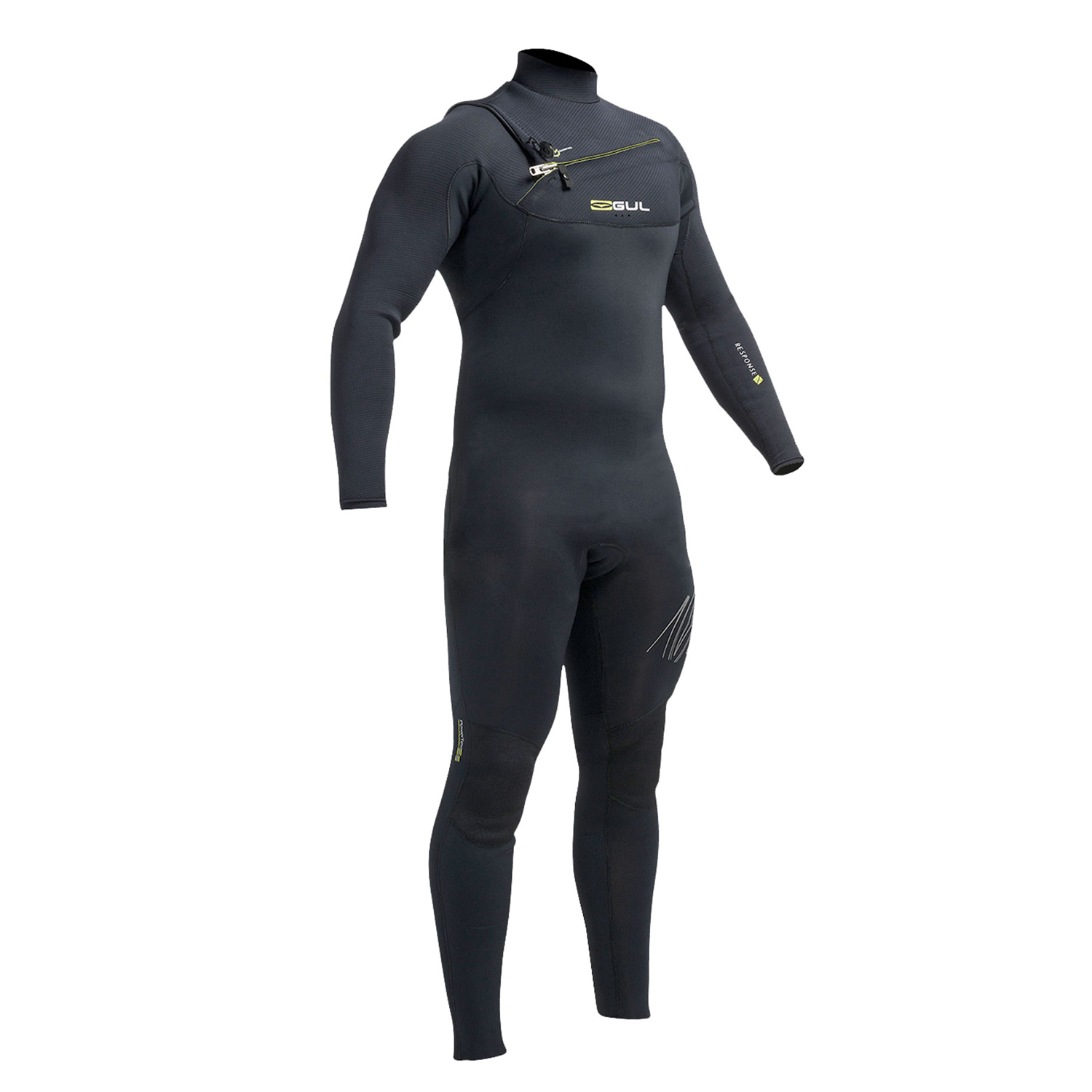 Gul Response Fx 3 / 2Mm Poitrine Zip Blindstitched Wetsuit - Noir