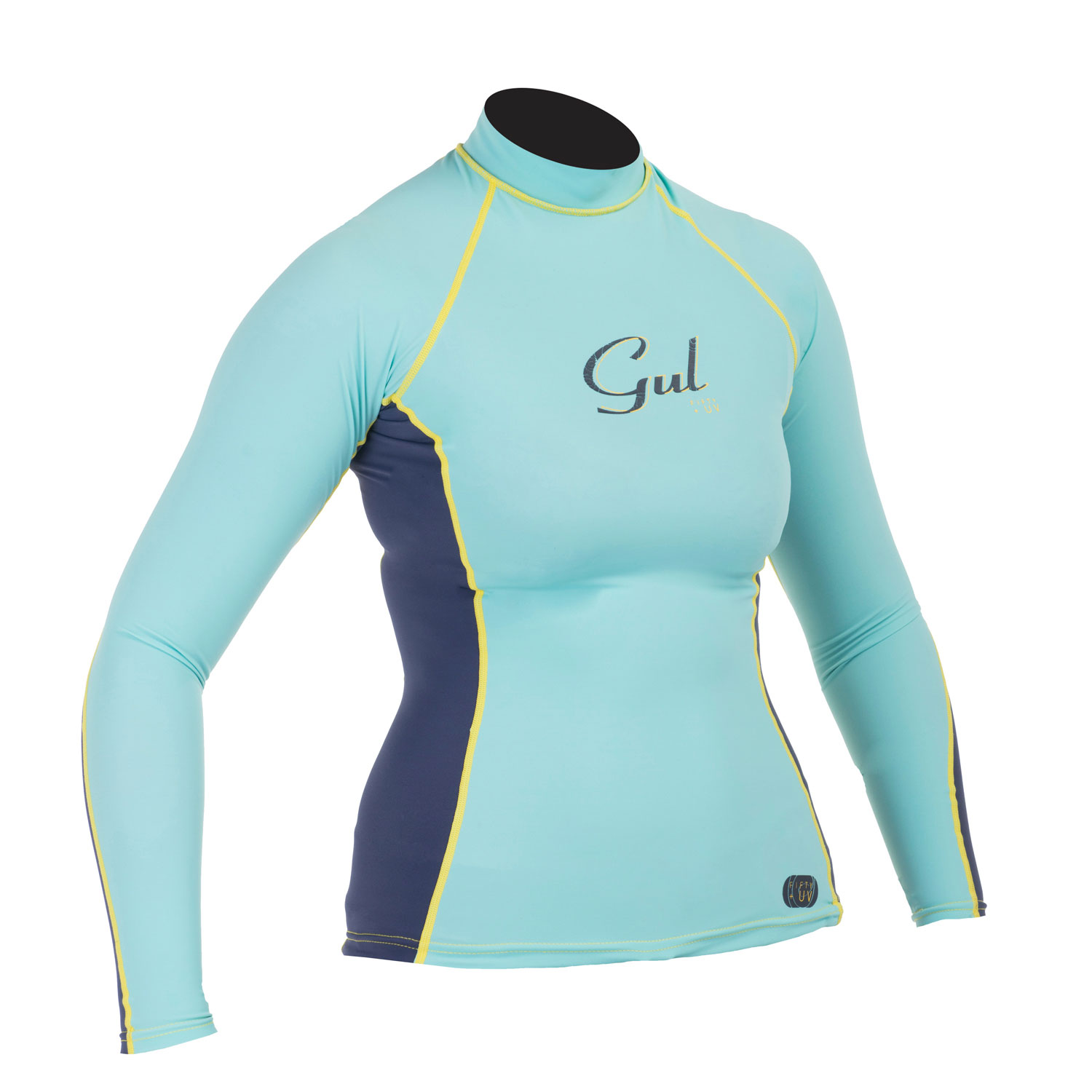 Gul Swami Femmes Manches Longues Rashguard - Glacier / Blueribbon