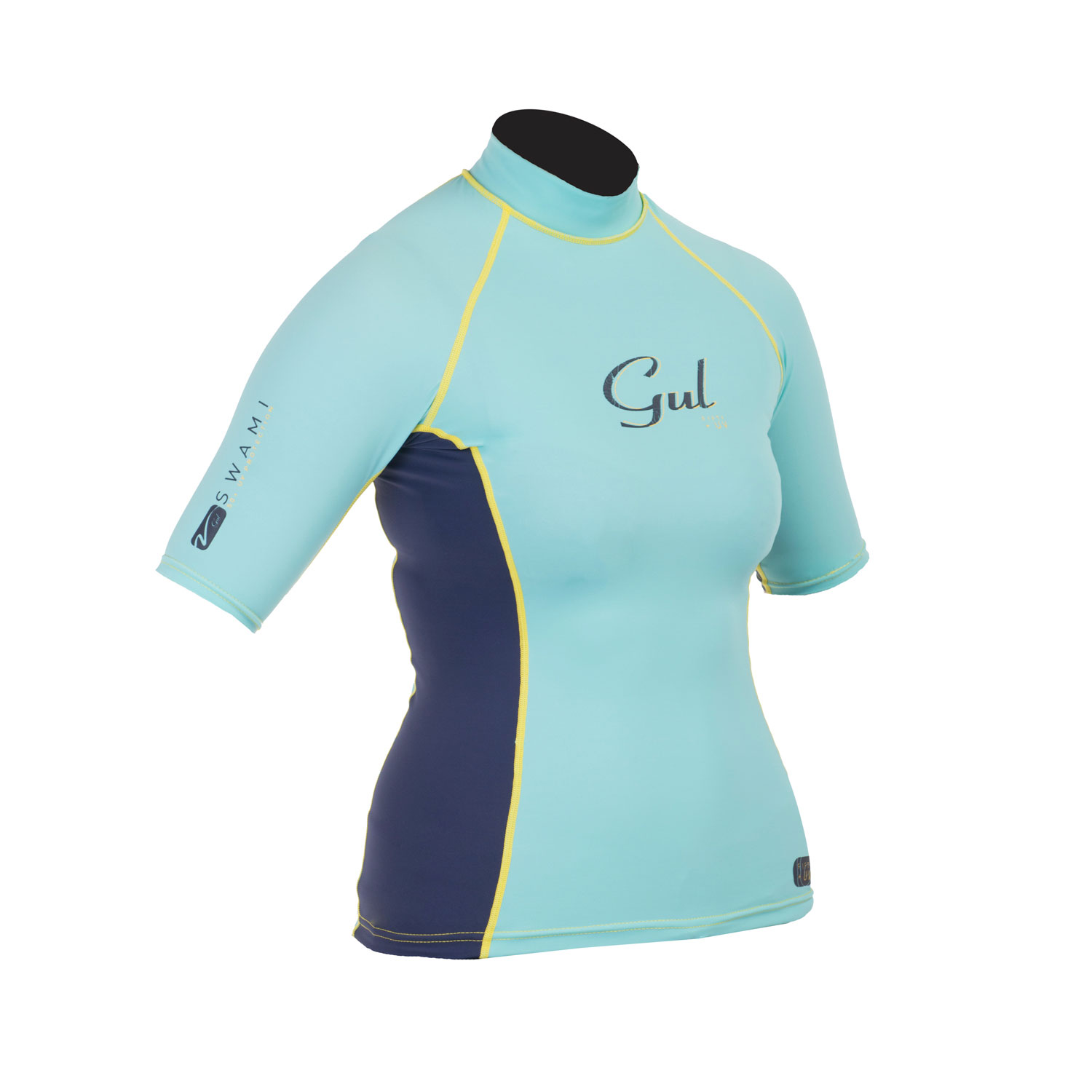 Gul Swami Femmes Manches Courtes Lycra - Glacier / Blueribbon