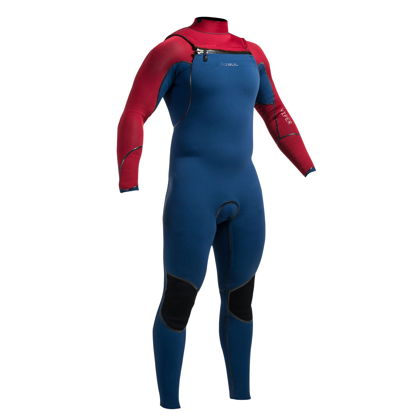 Gul Viper 3/2 Blindstitched Wetsuit - Bleu / Rouge