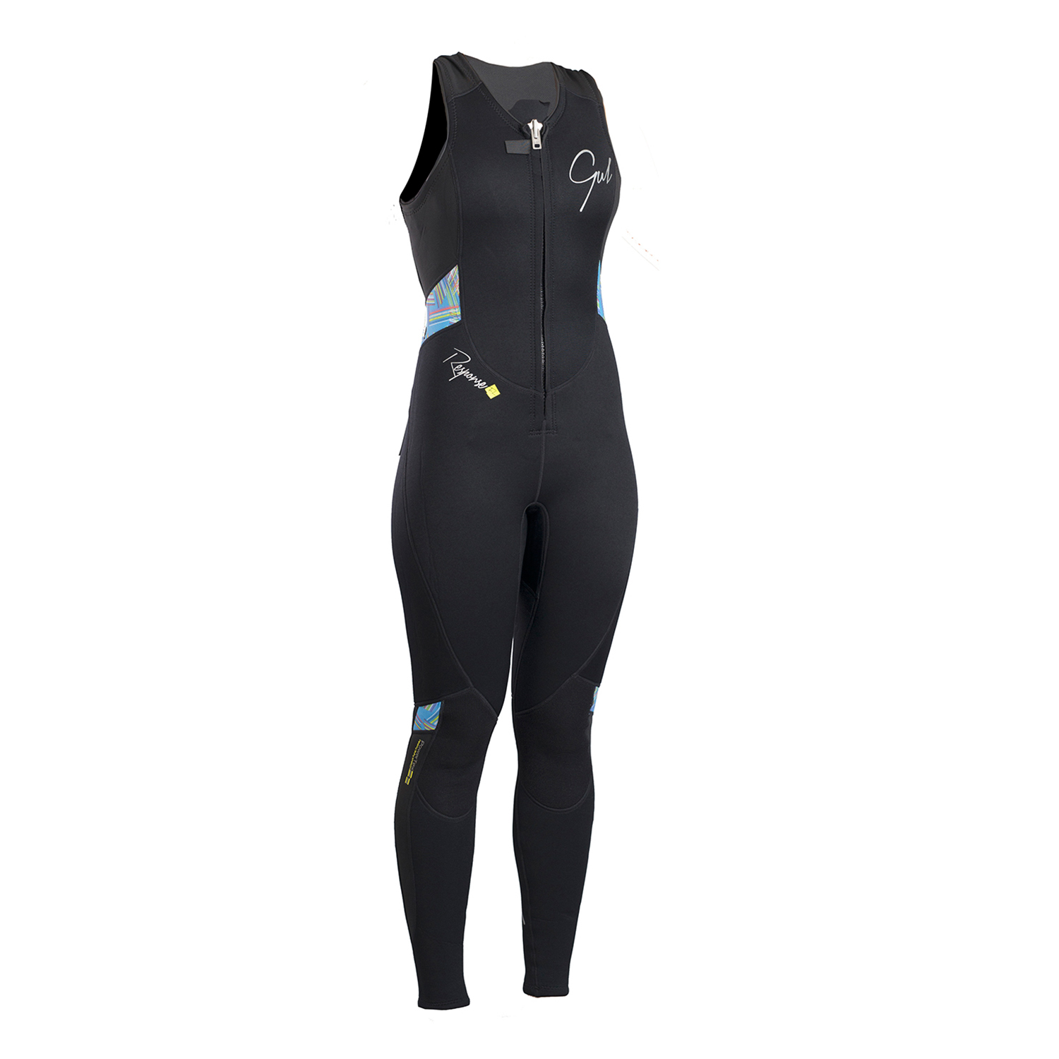 Gul Ladies Réponse 3Mm Fl Long Jane Wetsuit - Noir / Lignes