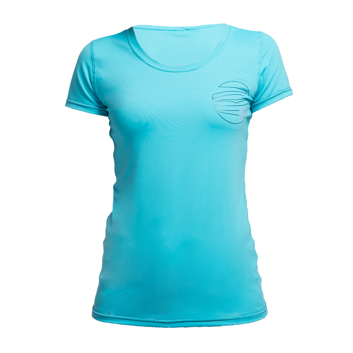 Gul Femmes Manches Courtes T-Shirt Fit Rashvest - Turquoise