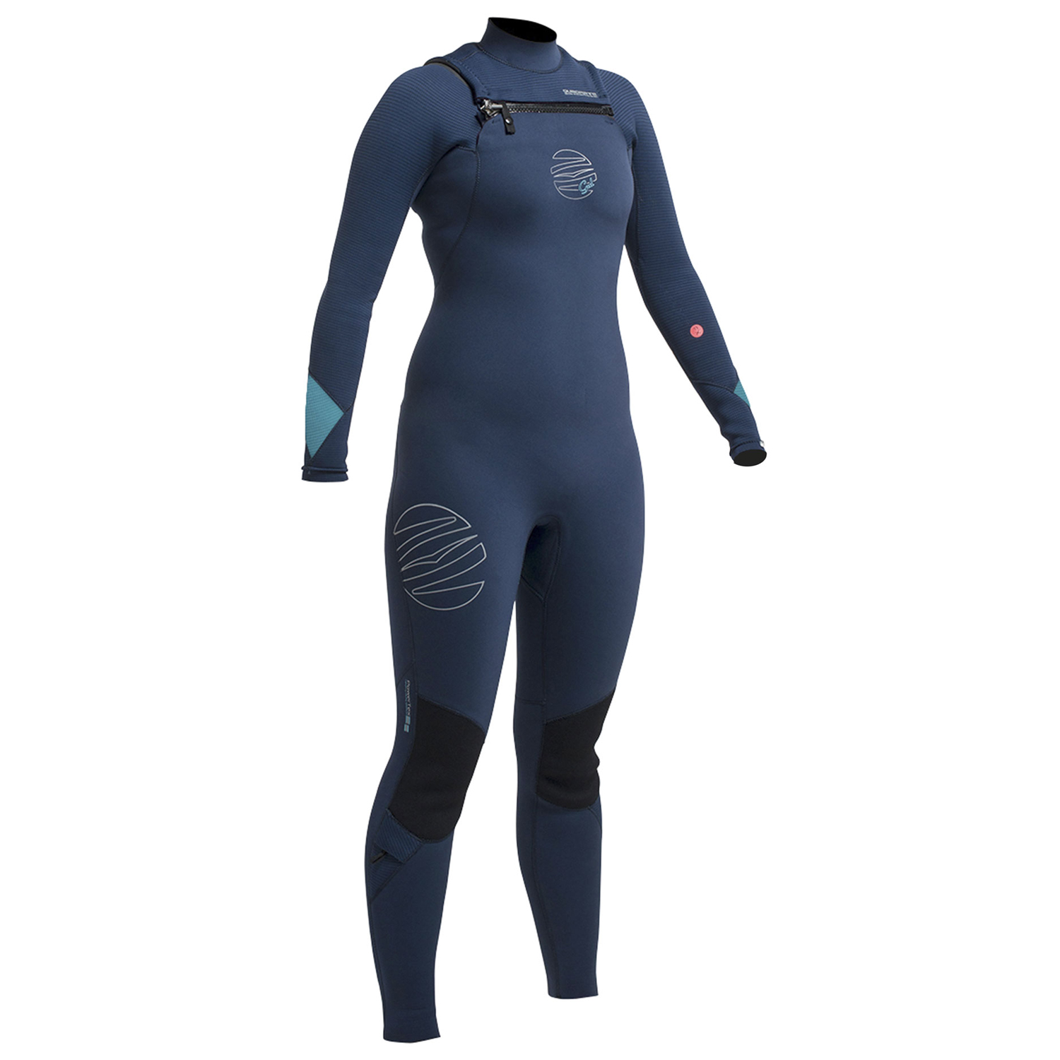 Gul Womens Response Fx Cz 3 / 2Mm Bs Wetsuit - Navy / Turquoise