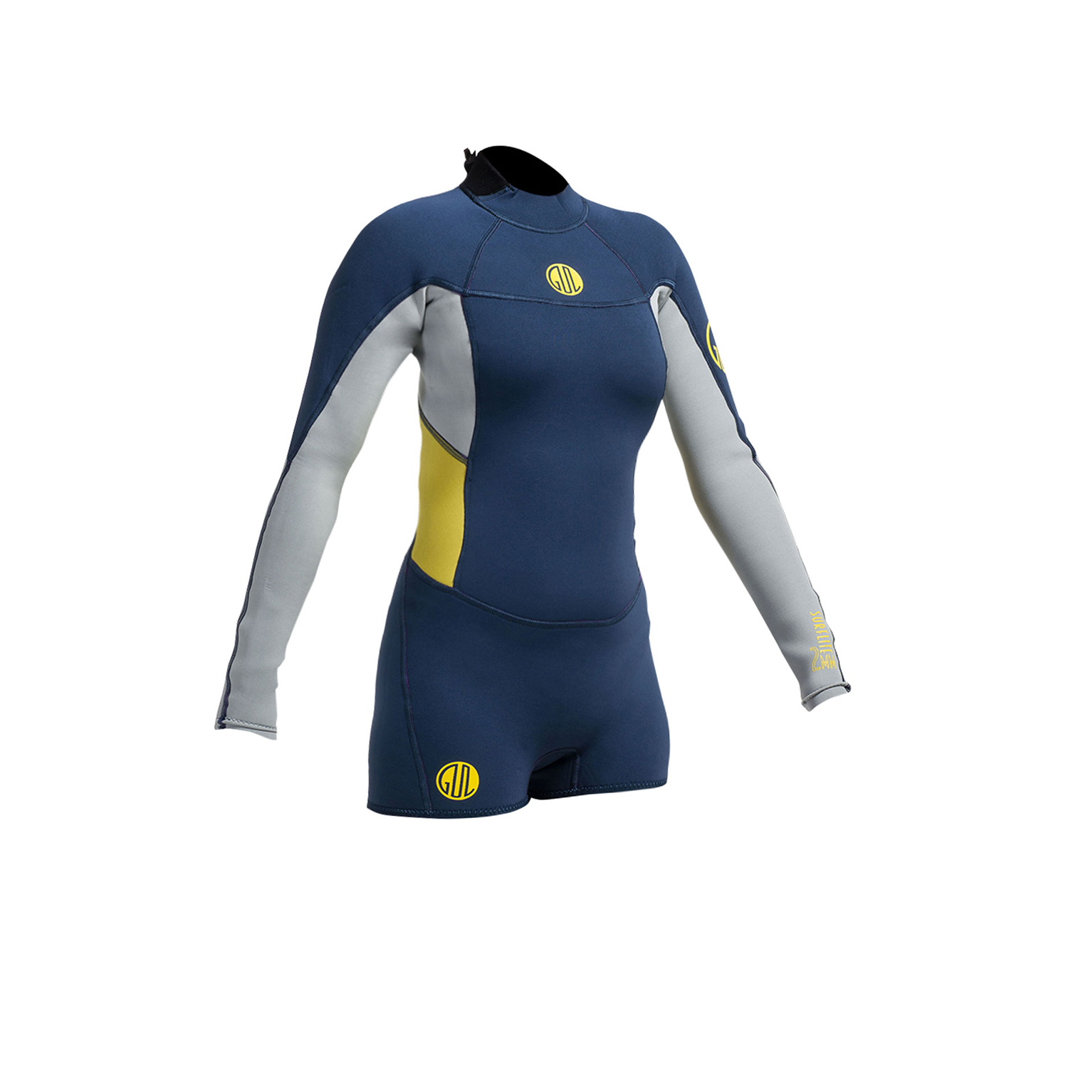 Gul Femmes Surflite 2Mm Flatlock Sdl T2 Springsuit - Ink Blue / Brouillard Bleu