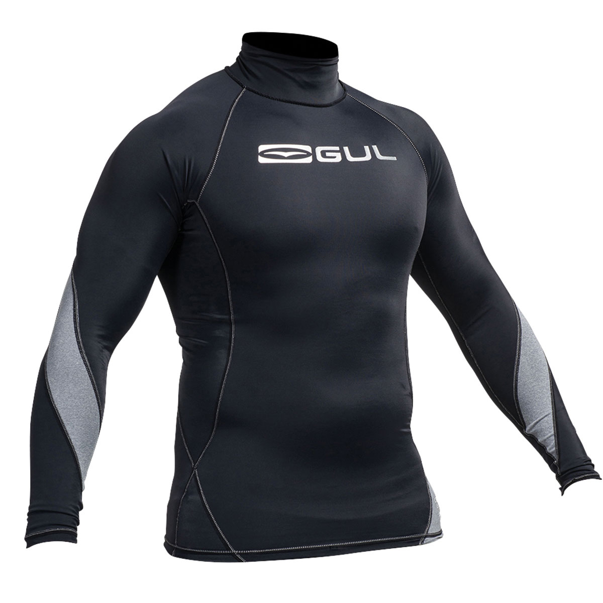 Gul Xola Flatlock Manches Longues Rashguard - Noir