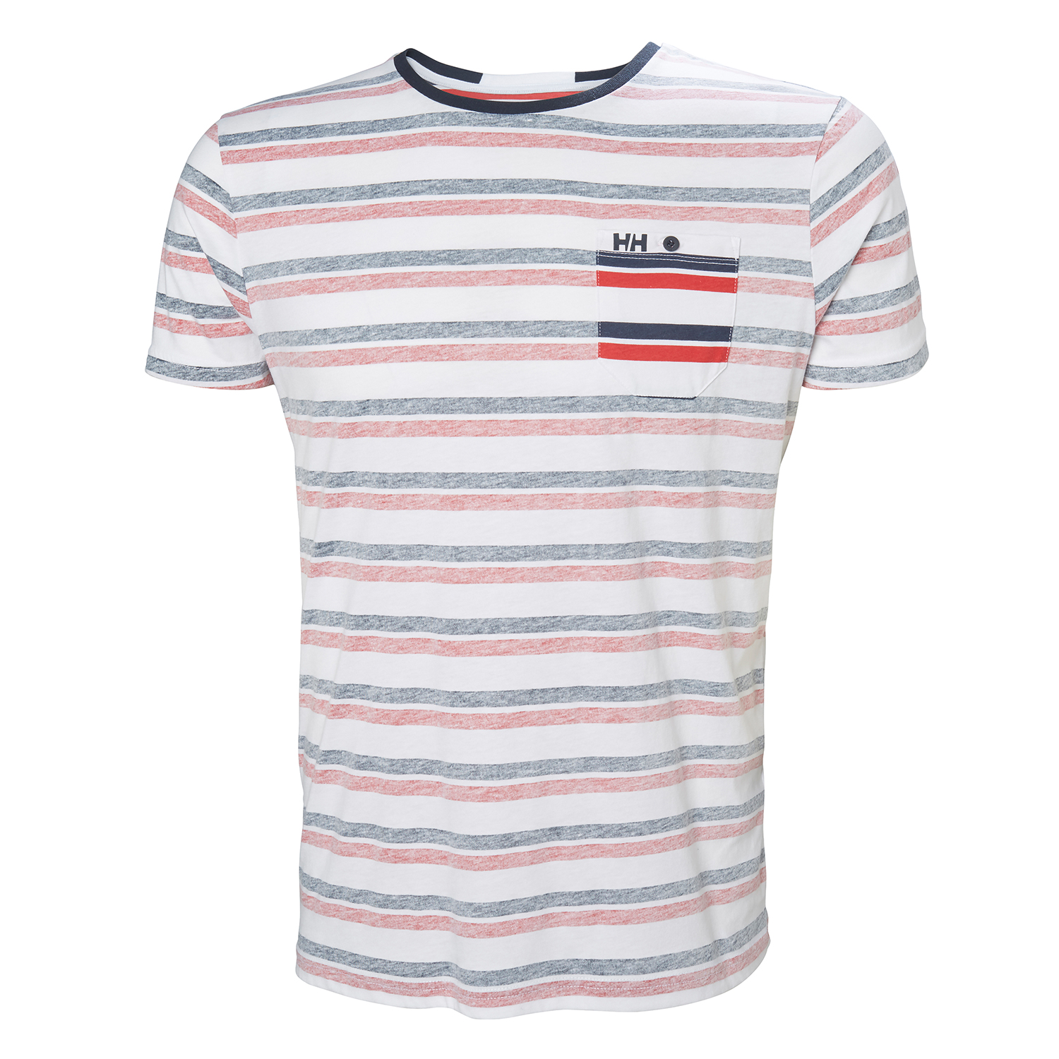 T-Shirt Helly Hansen Fjord - Rayures Fanées Bleu Marine