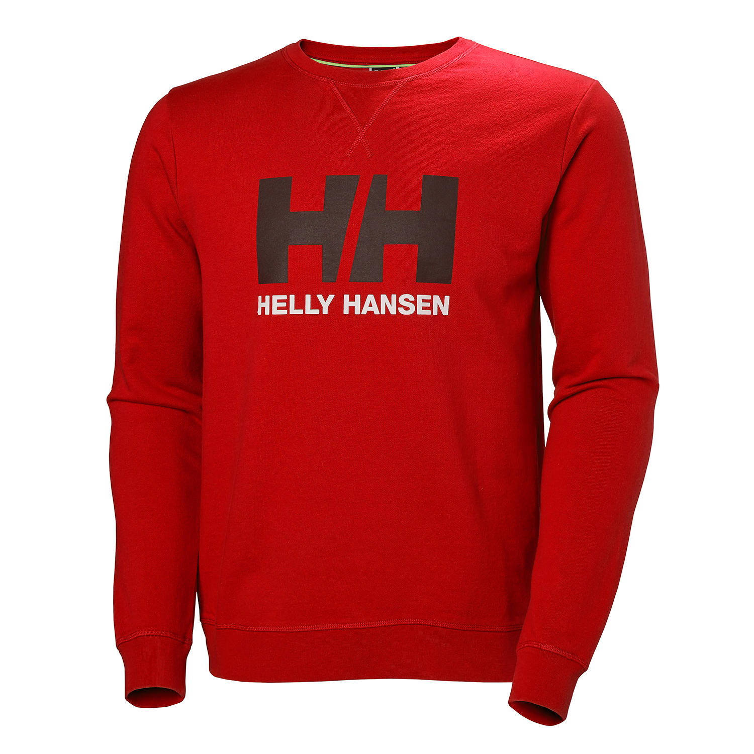 Helly Hansen Pull Ras Du Cou Avec Logo Hh - Drapeau Rouge