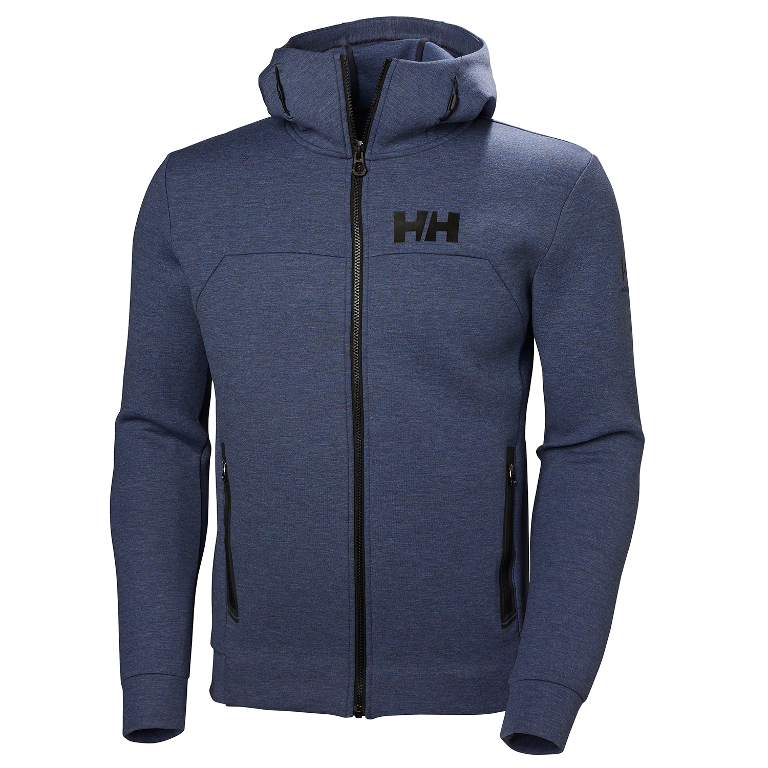 Helly Hansen Sweat À Capuche Hp Ocean Fz - Mélange Bleu Graphite