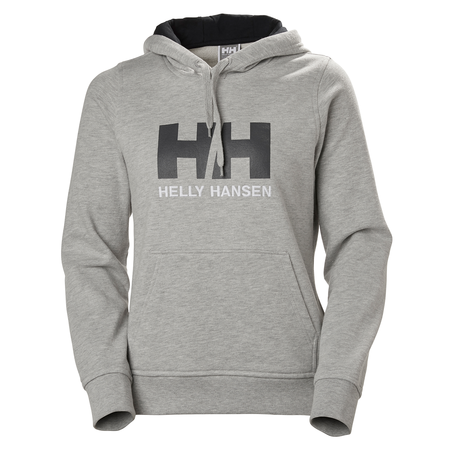 Helly Hansen Sweat À Capuche Logo Hh Pour Femmes - Gris Mélange