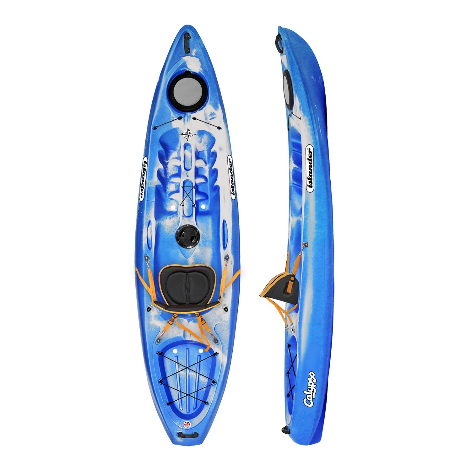 Islander Calypso Sport Sit-On-Top Kayak 2015 - Aqua / Granite