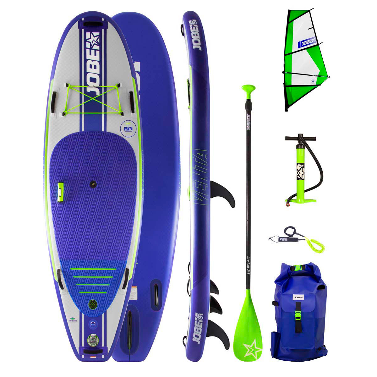 Pagaie Gonflable Jobe Venta 9.6 Avec Venta Sup Sail 2023