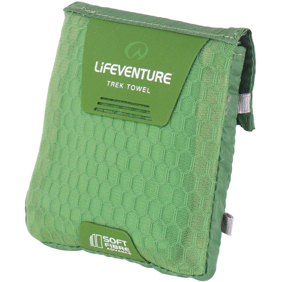 Lifeventure Softfibre Trek Towel Pocket - Vert (Pack De 10)