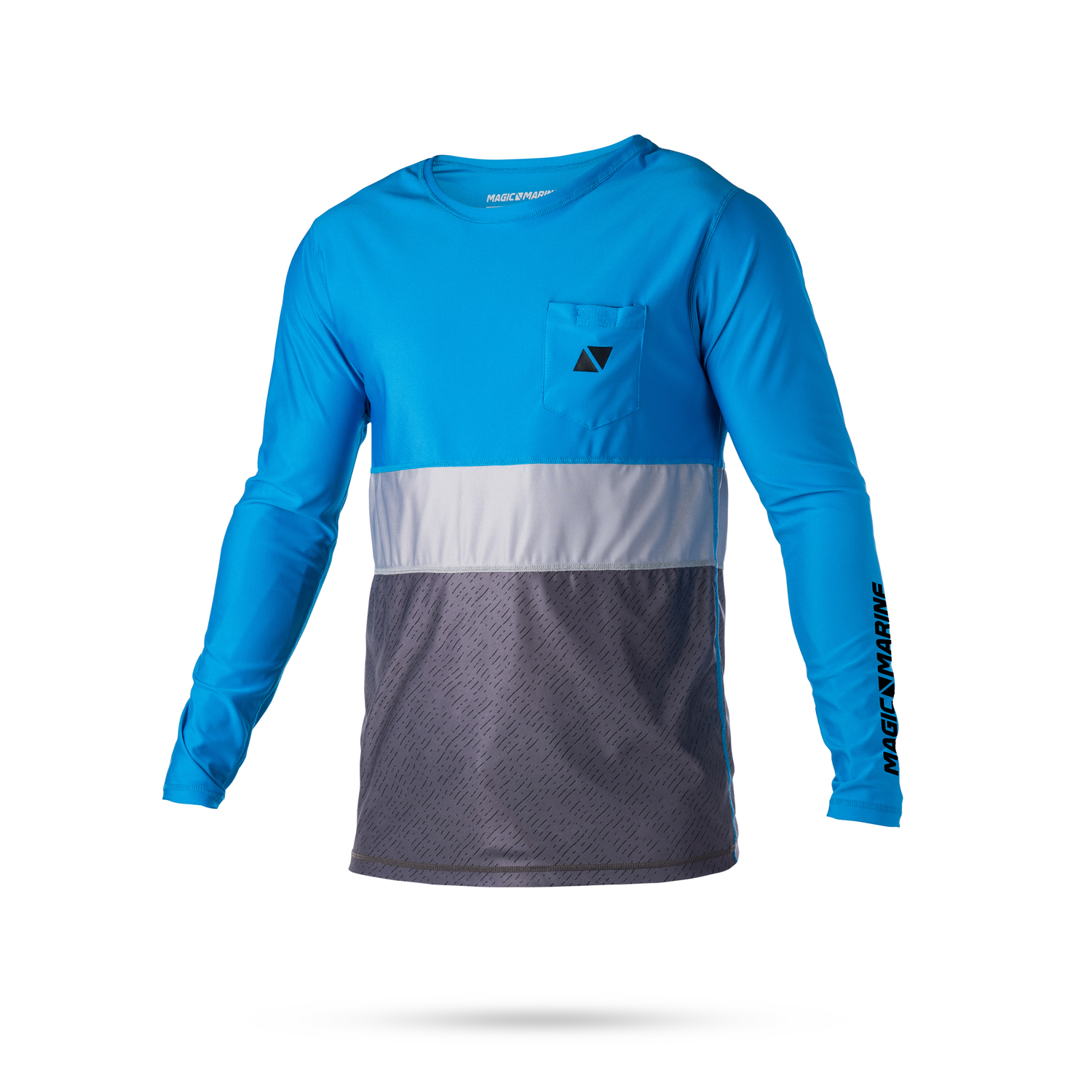 Magic Marine Cube Manches Longues Quickdry Top - Bleu