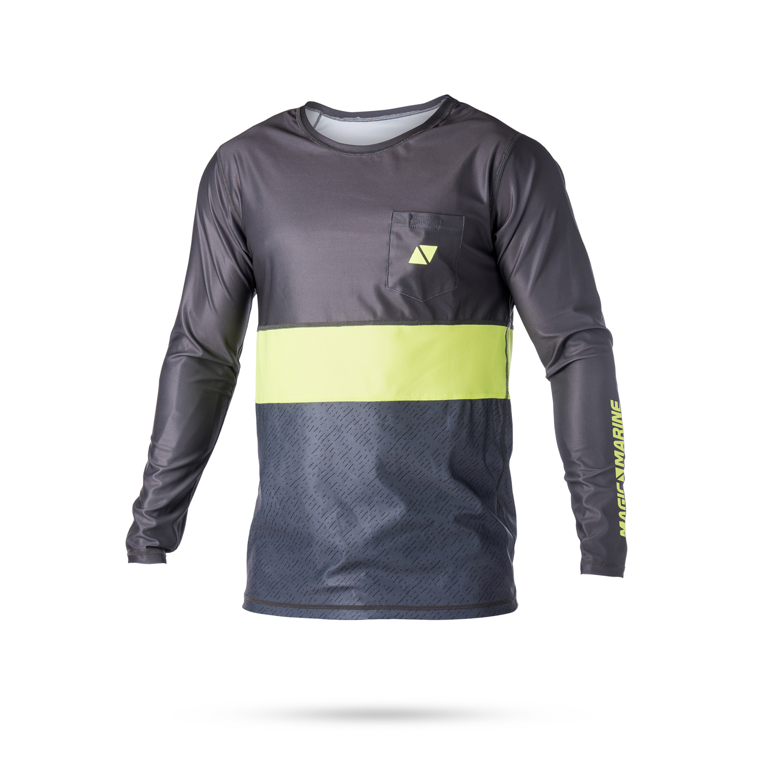 Magic Marine Cube Manches Longues Quickdry Top - Flash Jaune