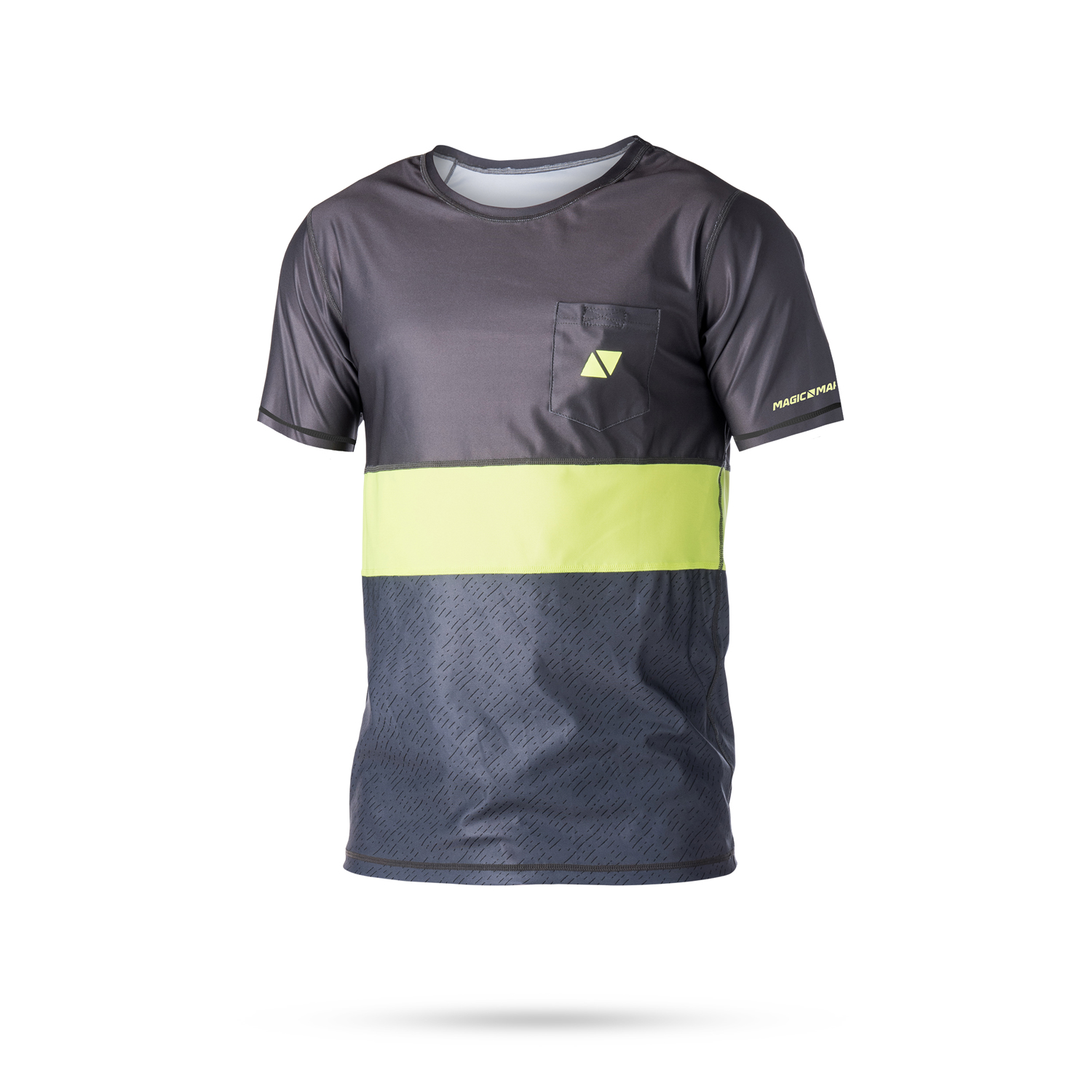 Magic Marine Cube Manches Courtes Quickdry Top - Flash Jaune