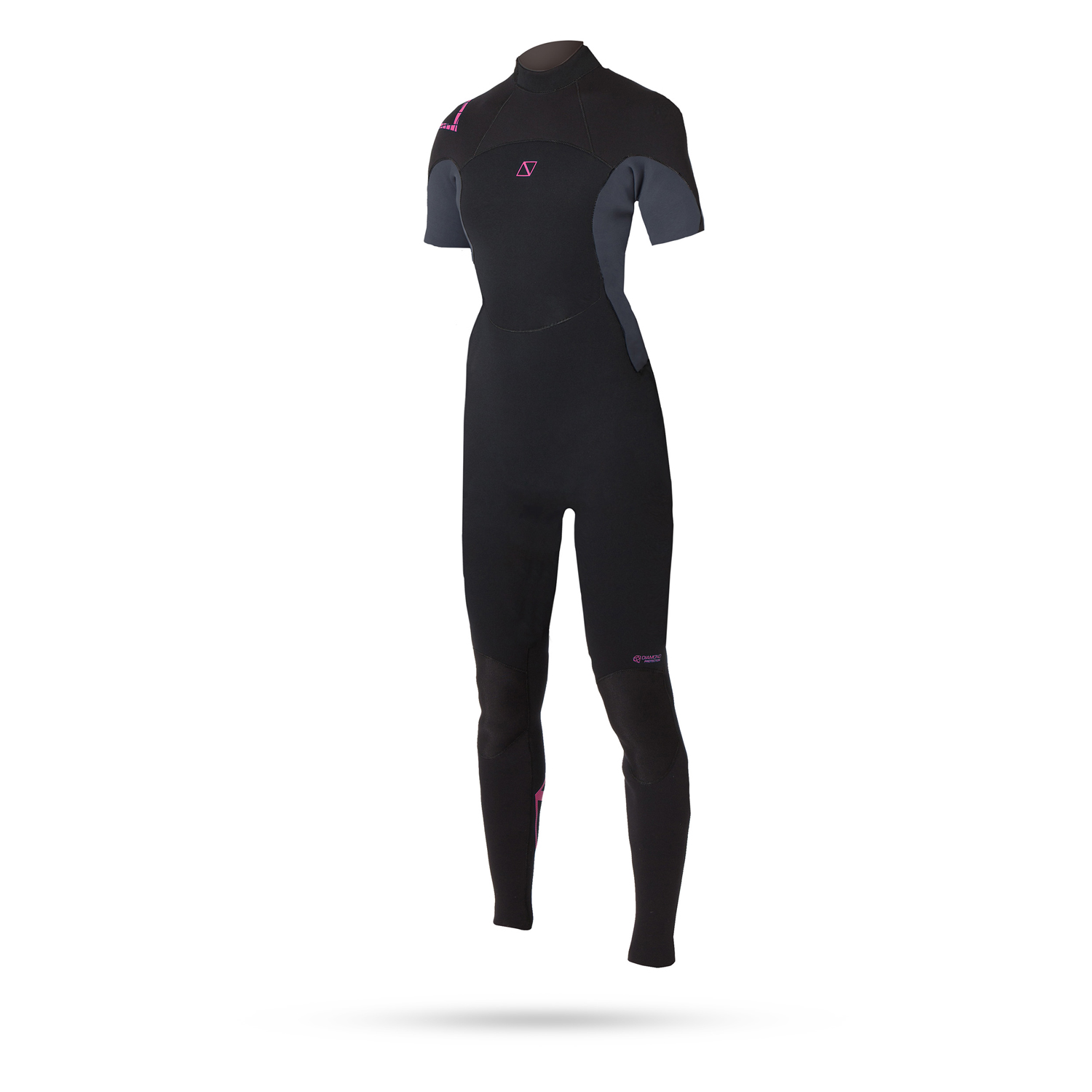 Magic Marine Femmes Marque 3 / 2Mm Back-Zip Shortarm Wetsuit - Noir