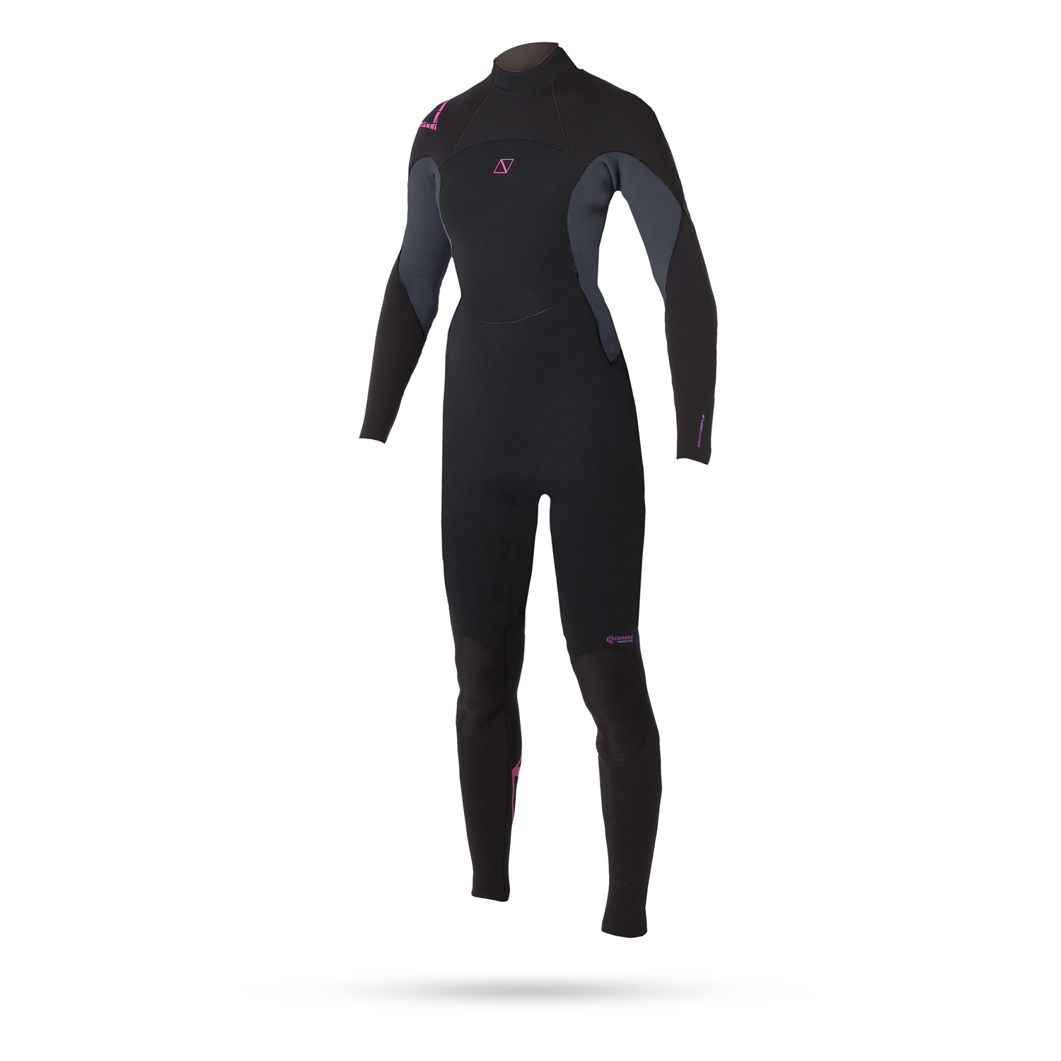 Magic Marine Femmes Marque 5 / 4Mm Back-Zip Wetsuit - Noir