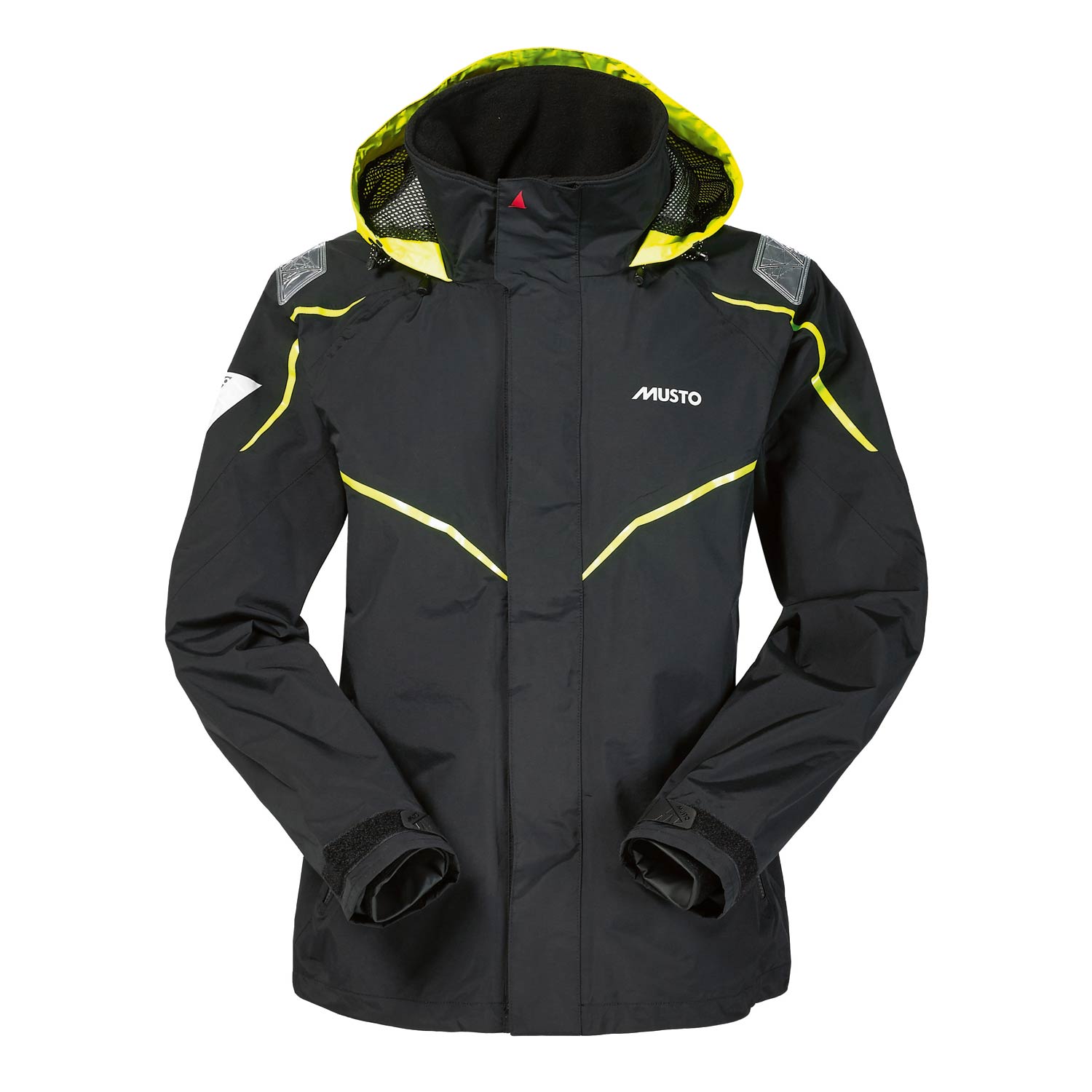 Musto Br1 Inshore Jacket - Noir / Jaune Fluo