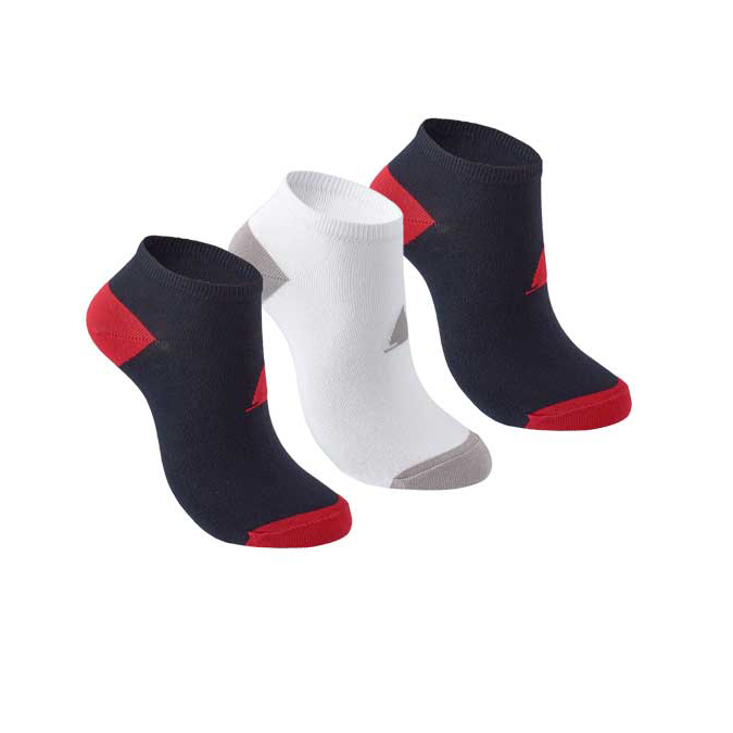 Musto Essential 3 Paire Formateur Chaussettes Pack - Noir / Blanc