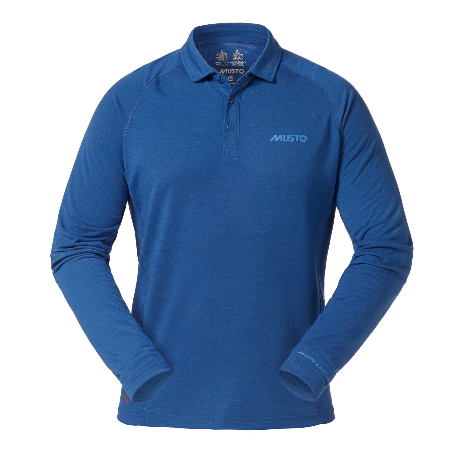 Musto Evolution Essential Ls Uv À Séchage Rapide Polo - Bleu Nautique