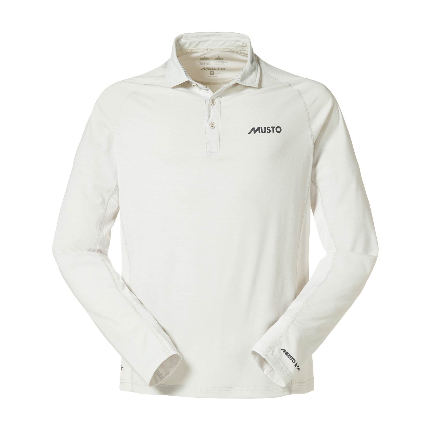 Musto Evolution Essential Ls Uv À Séchage Rapide Polo - Platinum