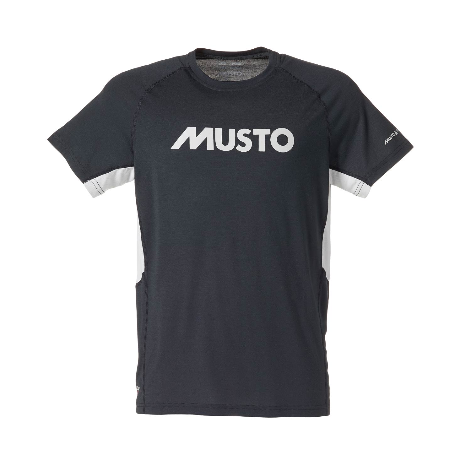 Musto T-Shirt Essential À Sec Rapide Evolution Uv - Carbon / Platinum